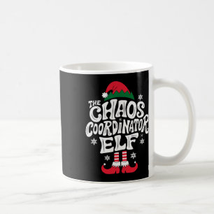 Weihnachtschaos-Koordinator-Elf Xmas-Pyjama-Gesche Kaffeetasse
