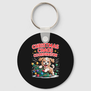 Weihnachtschaos-Koordinator Xmas Welpe Lustig Shi- Schlüsselanhänger