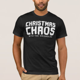 Weihnachtschaos mit den [Name einsetzen] Lustig T-Shirt