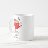 Weihnachtscharakter Individuelle Tasse (Vorderseite Links)