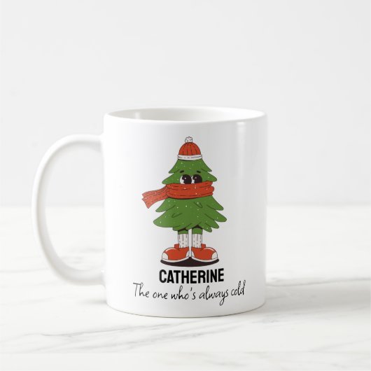 Weihnachtscharakter Individuelle Tasse (Links)