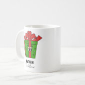 Weihnachtscharakter Individuelle Tasse (Vorderseite Links)
