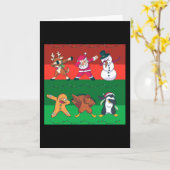 Weihnachtscharakter Karte (Gelbe Blume)