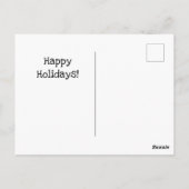 Weihnachtscharakter rund um die Welt Postkarte (Rückseite)