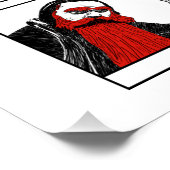 Weihnachtscharakter rund um die Weltausstellung Poster (Ecke)