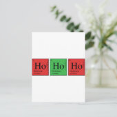 Weihnachtschemie Feiertagspostkarte (Stehend Vorderseite)