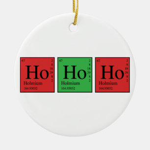Weihnachtschemie Keramikornament