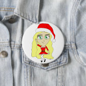 Weihnachtschibi Button (Beispiel)