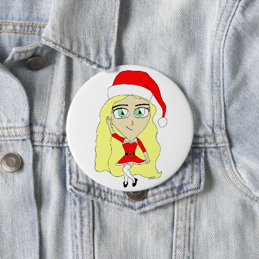 Weihnachtschibi Button (Beispiel)