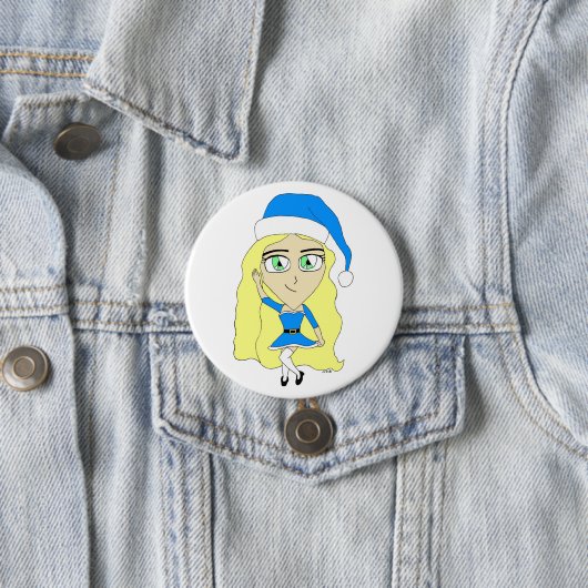 Weihnachtschibi Button (Beispiel)