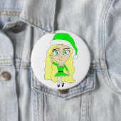 Weihnachtschibi Button (Beispiel)
