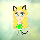 Weihnachtschibi Fensteraufkleber (Blatt 3)