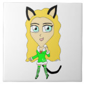 Weihnachtschibi Fliese (Vorderseite)