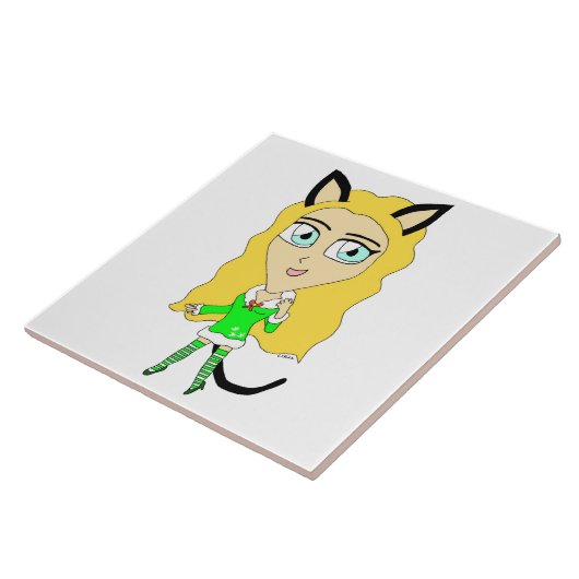 Weihnachtschibi Fliese (Seite)