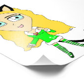 Weihnachtschibi Fotodruck (Ecke)