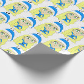 Weihnachtschibi Geschenkpapier (Ecke)