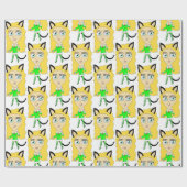 Weihnachtschibi Geschenkpapier (Flach)