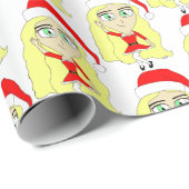 Weihnachtschibi Geschenkpapier (Rolleneckpunkt)