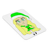 Weihnachtschibi Magnet (Rechte Seite)