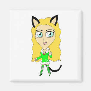 Weihnachtschibi Magnet