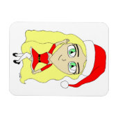Weihnachtschibi Magnet (Horizontal)