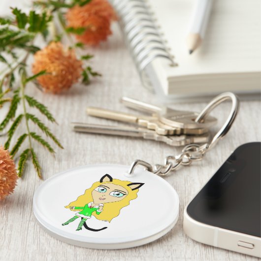 Weihnachtschibi Schlüsselanhänger (Vorderseite rechts)