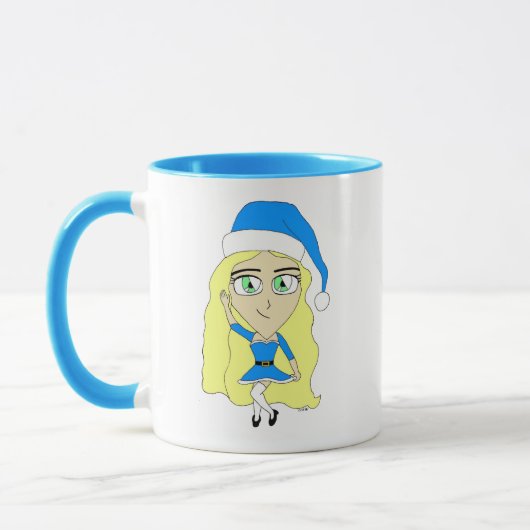 Weihnachtschibi Tasse (Links)