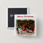 WeihnachtsChihuahua Button (Vorne & Hinten)