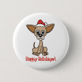 WeihnachtsChihuahua Button (Vorderseite)