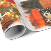 WeihnachtsChihuahua Geschenkpapier (Rolleneckpunkt)