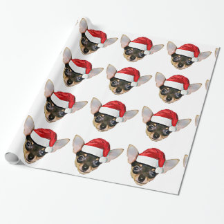 WeihnachtsChihuahua-HundePackpapier Geschenkpapier