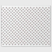 Weihnachtschinchilla Geschenkpapier (Flach)