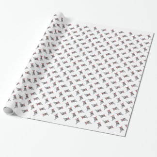 Weihnachtschinchilla Geschenkpapier