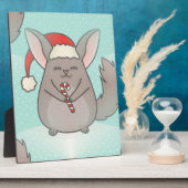 Weihnachtschinchillas Fotoplatte (Seite)