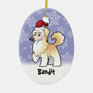Weihnachtschinesische mit Haube (addieren Sie Keramik Ornament