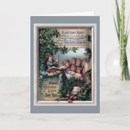 Weihnachtschor Feiertagskarte