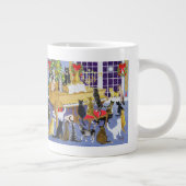 Weihnachtschor Jumbo-Tasse (Rechts)