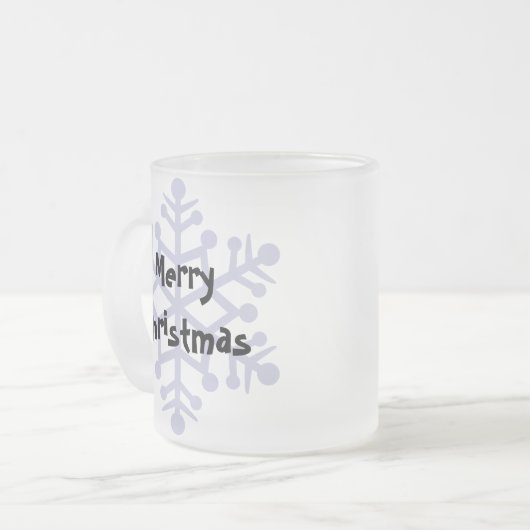 WeihnachtsChow-Chow Mattglastasse (Vorderseite Links)