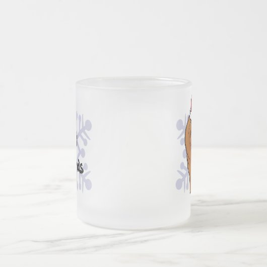 WeihnachtsChow-Chow Mattglastasse (Mittel)