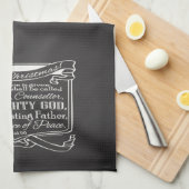 Weihnachtschristlicher TafelScripture Küchentuch (Viertel Falte)