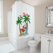 Weihnachtsclaus Duschvorhang (Beispiel)