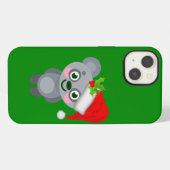 Weihnachtsclaus iPhone Hülle (Rückseite (Horizontal))