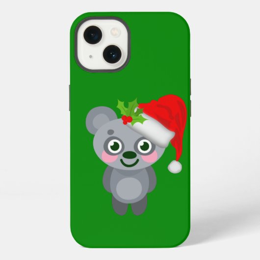 Weihnachtsclaus iPhone Hülle (Rückseite)