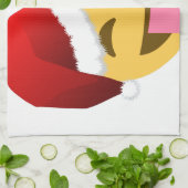 Weihnachtsclaus windet Emoji Handtuch (Gefaltet)