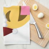 Weihnachtsclaus windet Emoji Handtuch (Viertel Falte)