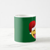 Weihnachtsclaus windet Emoji Kaffeetasse (Mittel)