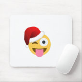 Weihnachtsclaus windet Emoji Mousepad (Mit Mouse)