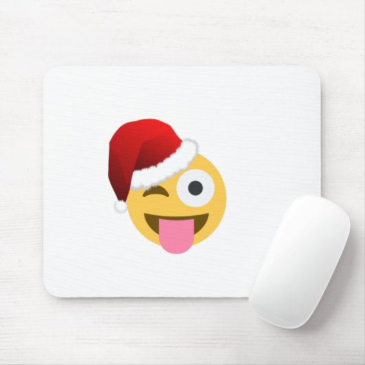 Weihnachtsclaus windet Emoji Mousepad (Mit Mouse)