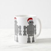 Weihnachtsclubroboter Kaffeetasse (VorderseiteRechts)