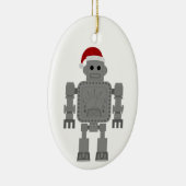 Weihnachtsclubroboter Keramik Ornament (Rechts)